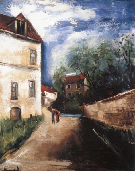 Cezannian Landscape by Maurice De Vlaminck