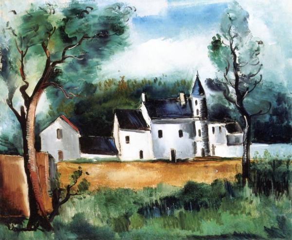 Chateau by Maurice De Vlaminck