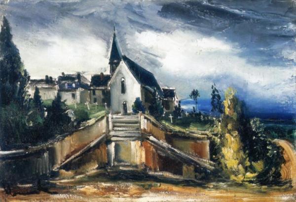 Church by Maurice De Vlaminck