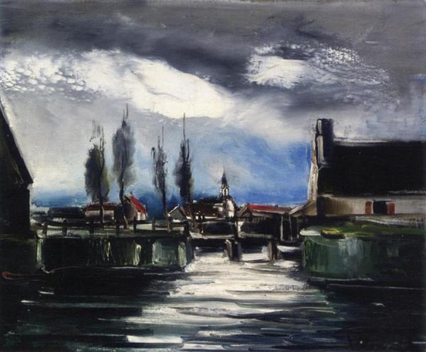 City On The River by Maurice De Vlaminck