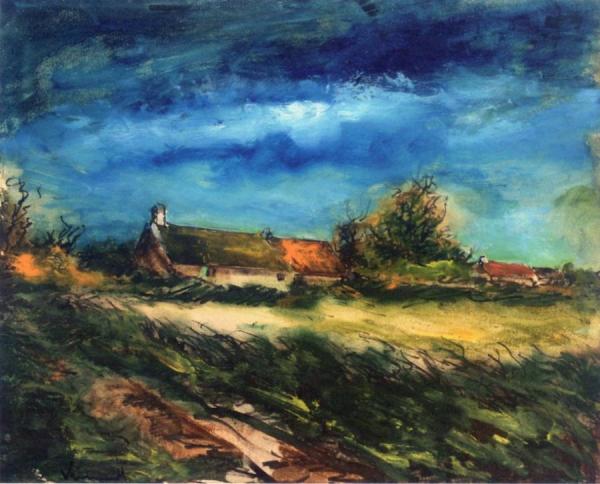 Cottages by Maurice De Vlaminck