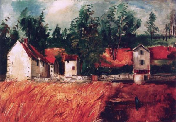Farm Landscape by Maurice De Vlaminck