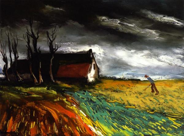 Field Of Wheat by Maurice De Vlaminck
