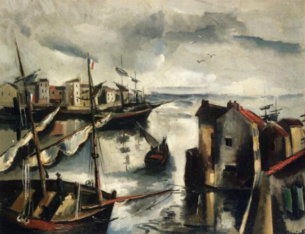 Fishing Port by Maurice De Vlaminck