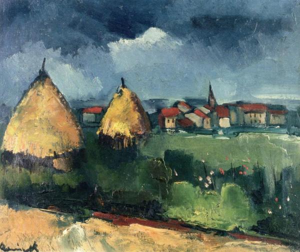Haystacks by Maurice De Vlaminck