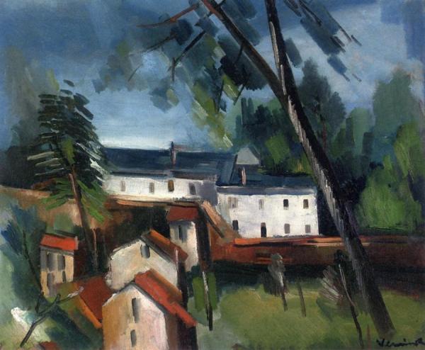 House In The Countryside by Maurice De Vlaminck