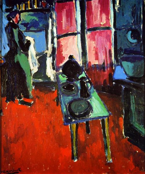 Kitchen Interior by Maurice De Vlaminck