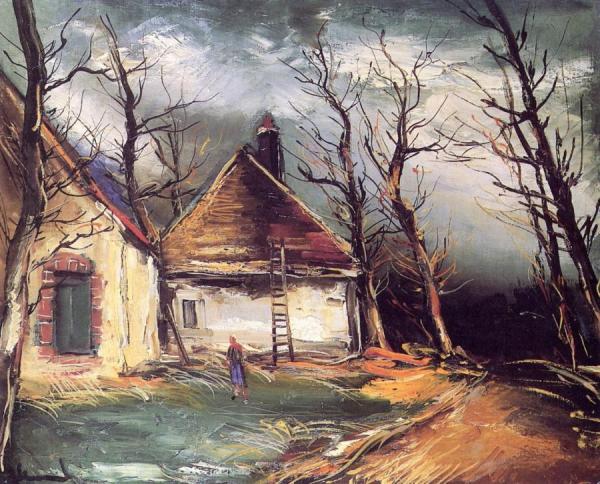 Landscape by Maurice De Vlaminck Oil Painting Reproductions