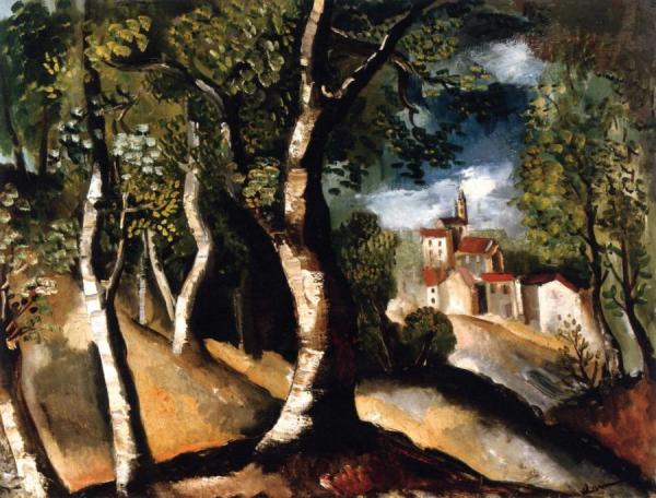Landscape by Maurice De Vlaminck Oil Painting Reproductions