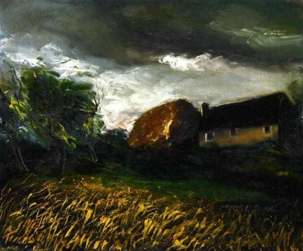 Landscape At Brezolles by Maurice De Vlaminck