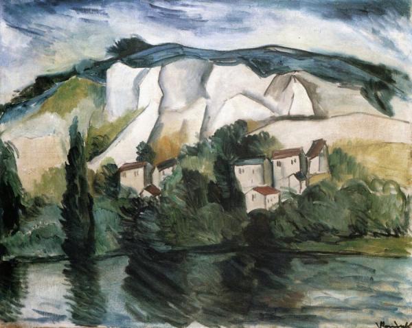 Landscape By The Water by Maurice De Vlaminck