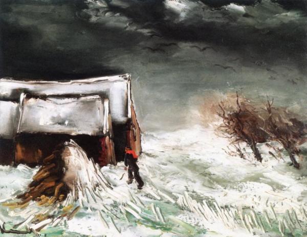 Landscape With Haystack by Maurice De Vlaminck