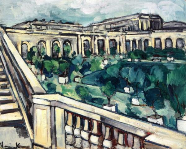Ll'orangerie à Versailles by Maurice De Vlaminck