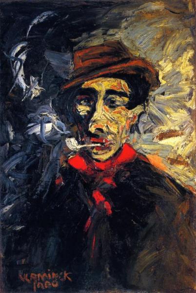 Man With A Pipe by Maurice De Vlaminck Oil Painting Reproductions