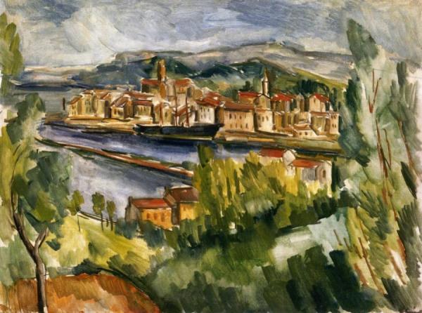 Near The Estuary Of The Seine by Maurice De Vlaminck