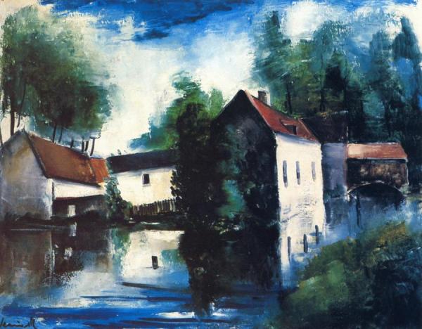 Norman River by Maurice De Vlaminck