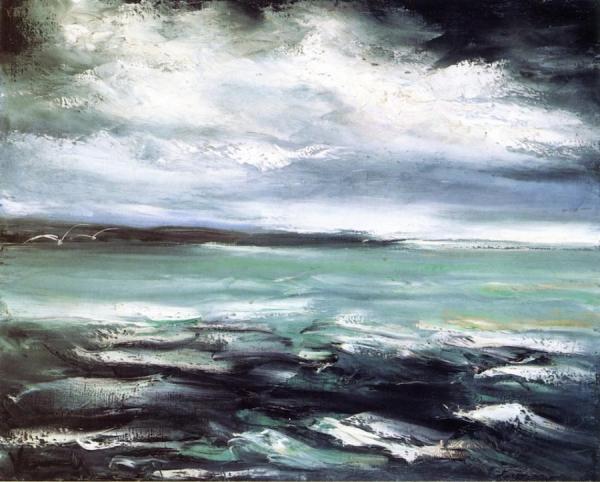 Normandy, Seascape by Maurice De Vlaminck