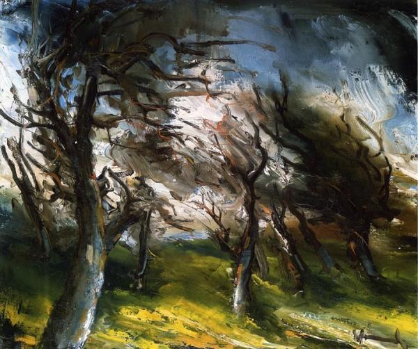 Orchard In A Storm by Maurice De Vlaminck Oil Painting Reproductions