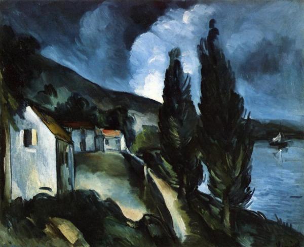 Poplars by Maurice De Vlaminck