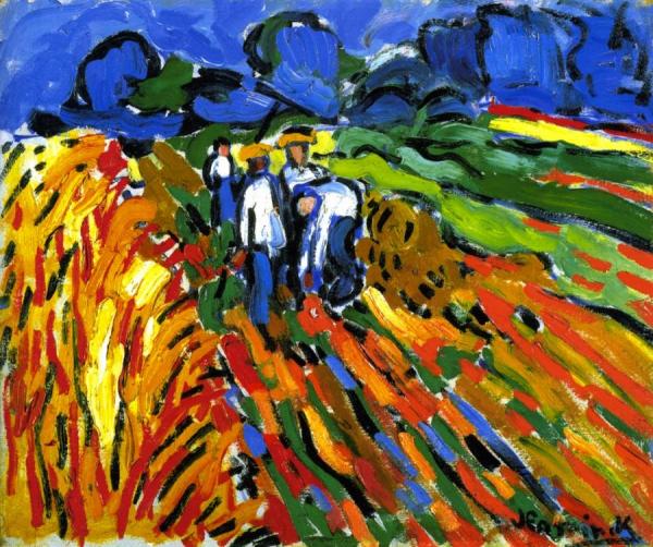 Potato Harvesters by Maurice De Vlaminck