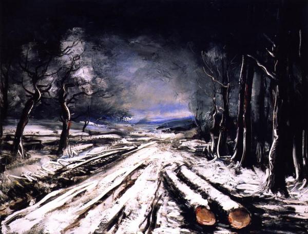 Road In The Snow by Maurice De Vlaminck