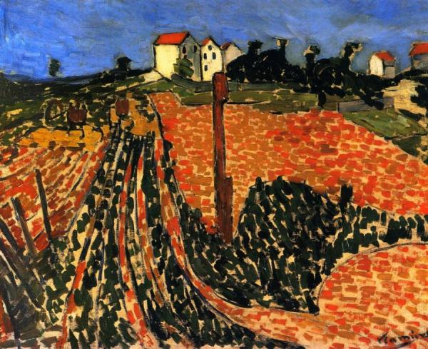 Road To The Garden Market by Maurice De Vlaminck