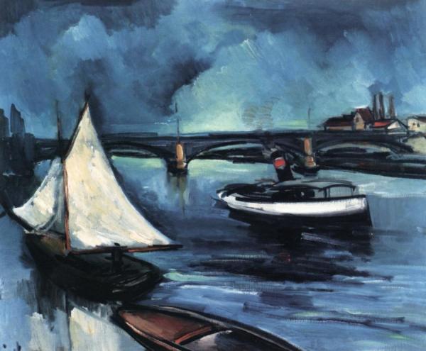 Sailboat by Maurice De Vlaminck