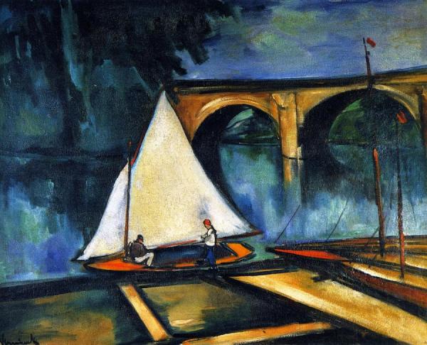 Sailboat by Maurice De Vlaminck