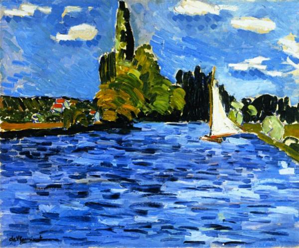 Sails, Chatou by Maurice De Vlaminck