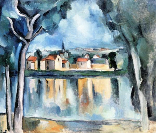 Small Town On The Seine by Maurice De Vlaminck