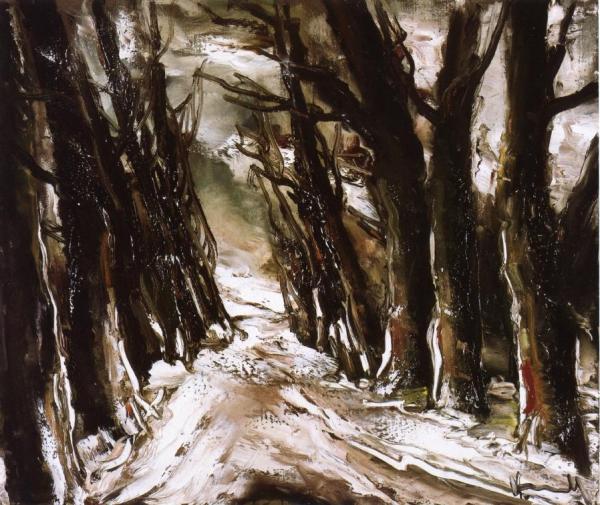 Snowy Landscape by Maurice De Vlaminck