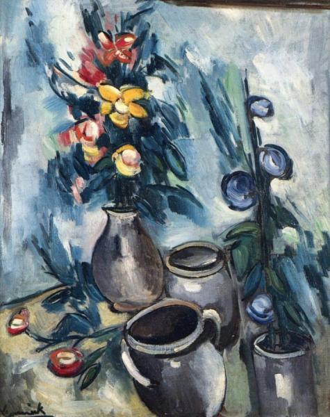 Still Life With Flowers by Maurice De Vlaminck