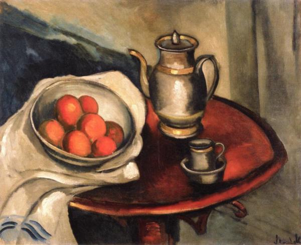 Still Life With Oranges by Maurice De Vlaminck