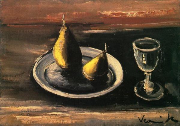 Still Life With Pears And Glass by Maurice De Vlaminck Oil Painting Reproductions