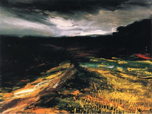 Stormy Landscape by Maurice De Vlaminck