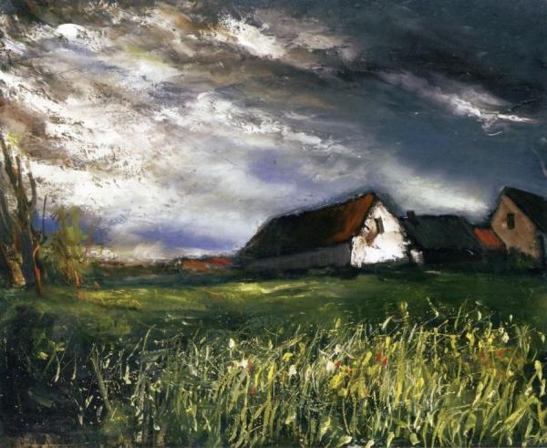 Stormy Landscape by Maurice De Vlaminck