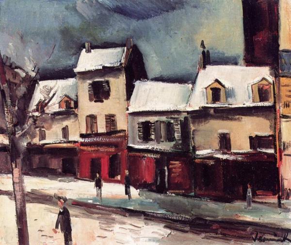 Street Scene by Maurice De Vlaminck