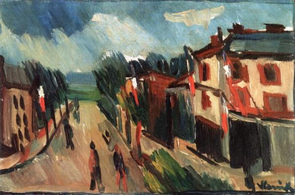 Street Scene by Maurice De Vlaminck