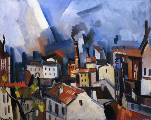 Suresnes by Maurice De Vlaminck