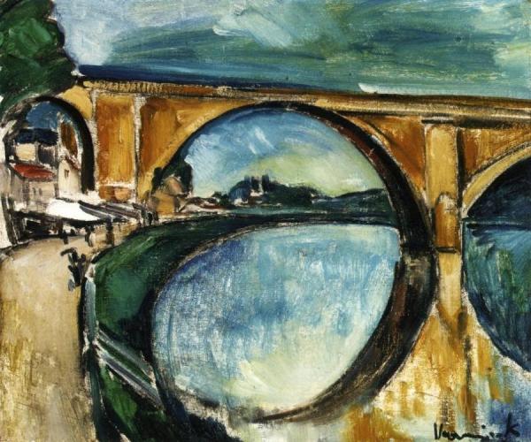 The Aqueduct At Nogent-sur-marne by Maurice De Vlaminck