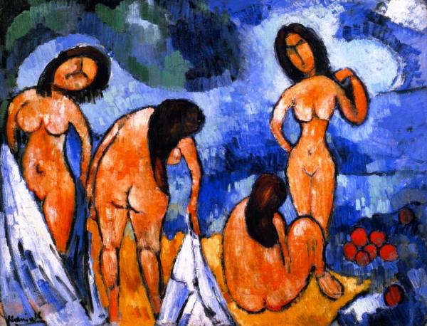 Maurice De Vlaminck The Bathers