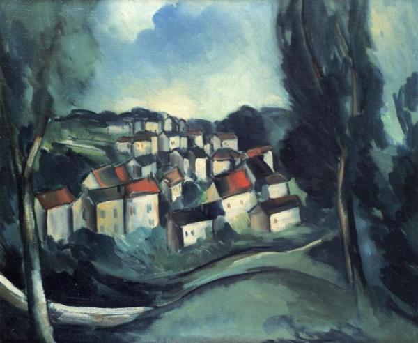 The Beautiful Village by Maurice De Vlaminck