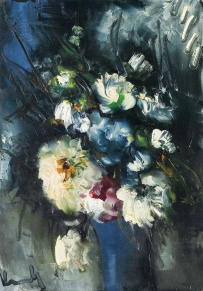 The Blue Pot by Maurice De Vlaminck