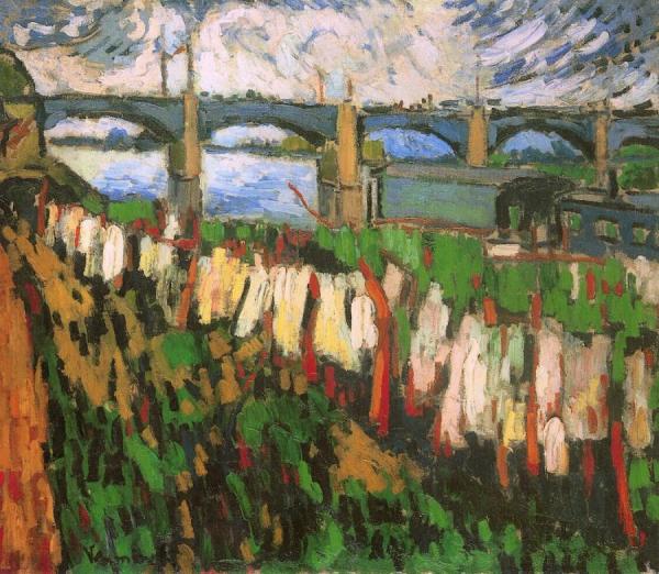 The Bridge At Bezons by Maurice De Vlaminck Oil Painting Reproductions