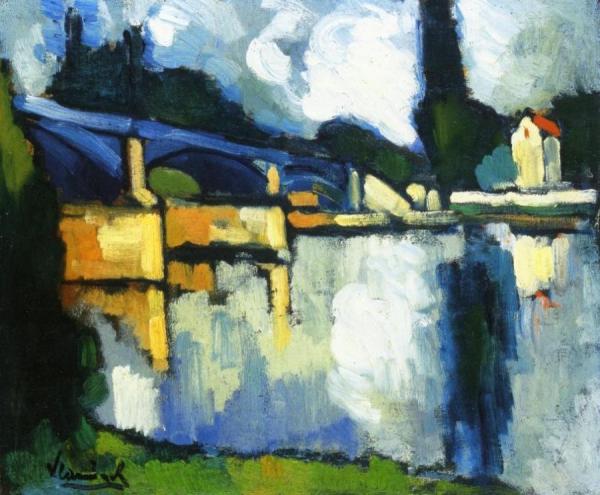 The Bridge At Chatou by Maurice De Vlaminck