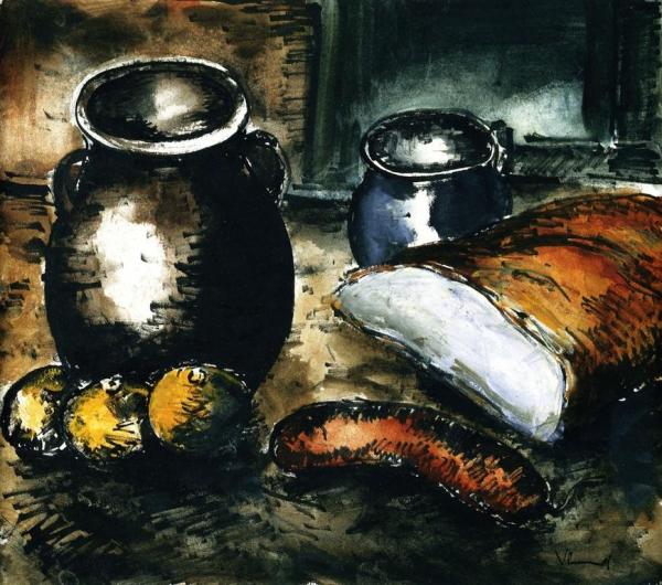 The Brown Pot by Maurice De Vlaminck