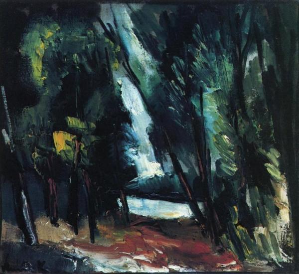 The Clearing At Valmondoiis by Maurice De Vlaminck