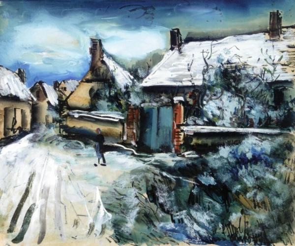 The Effect Of Snow by Maurice De Vlaminck