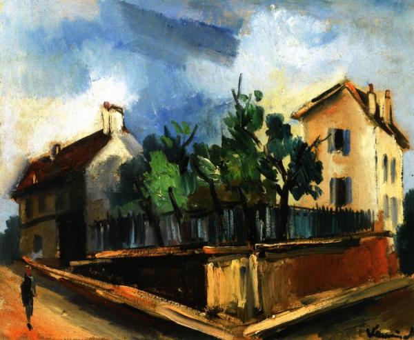 The Garden On The Corner by Maurice De Vlaminck