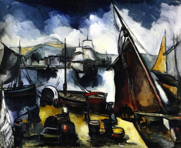 The Harbor by Maurice De Vlaminck